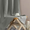 thumbnail image 3 of Curtainking Rideaux Assombrissants 63 Pouces Gris Rideaux en Faux Lin Chambre Salon Ensemble de Rideaux pour Fenêtre Draperies Isolées Thermiques à Oeillets 2 Panneaux, 3 of 6