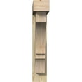 thumbnail image 2 of Ekena Millwork 6"W x 28"D x 32"H Balboa Block Rough Sawn Bracket w/ Offset Brace, Douglas Fir, 2 of 25