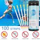 thumbnail image 4 of Prueba de dureza del agua - Tiras reactivas para agua potable 16 en 1 - Tiras reactivas de plomo para agua potable, 100 tiras para comprobar plomo, dureza, hierro, Troonz, 4 of 5