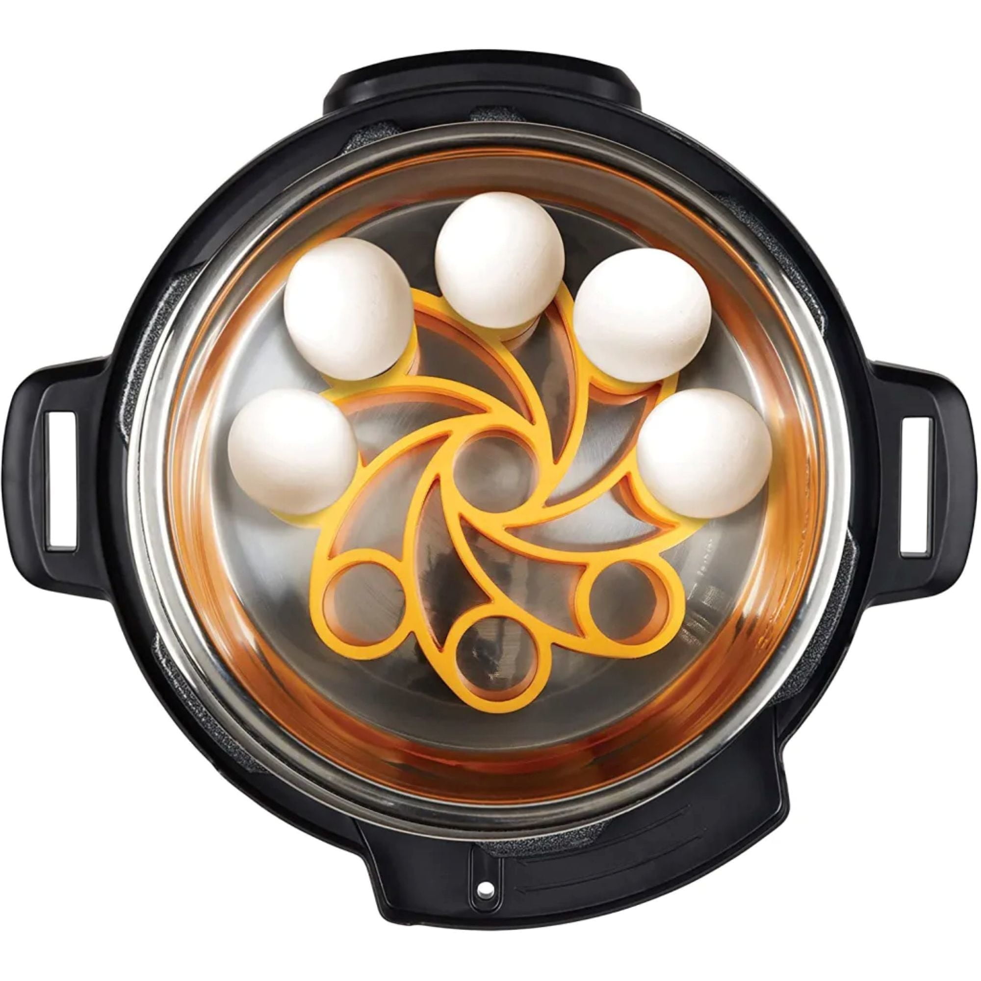 Instant Pot 5 Piece Silicone Accessory Set - Includes Roasting Rack, Egg Rack, Steamer Basket, Bakeware Sling, Egg Bite Mold with Lid - Ovenware & Kitchen Essentials for Home Cooks & Holiday Cookware