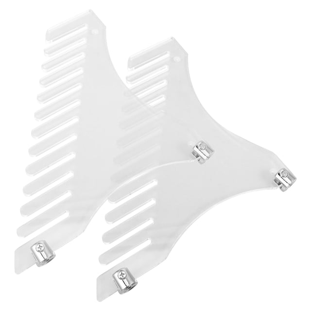 OULII 1 Pair Wall-Mounted Album Wall Display Acrylic Rectangular Shelf For Music Lovers
