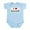 Sky Blue, variant on CafePress - I Love BACON Infant Bodysuit - Baby Light Bodysuit, Size Newborn - 24 Months