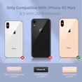 thumbnail image 2 of Compatible with iPhone Xs Max Case Liquid Silicone, Soft Gel Rubber Full Body Protective Cover with Microfiber Lining, Phone Case for iPhone Xs Max 6.5 Inch, Clove Purple, 2 of 15