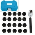 thumbnail image 4 of Wheel Locking Key Set Anti-theft Wheel Rim Lug Nut Master Removal Tool Kit 22Pcs, 4 of 6