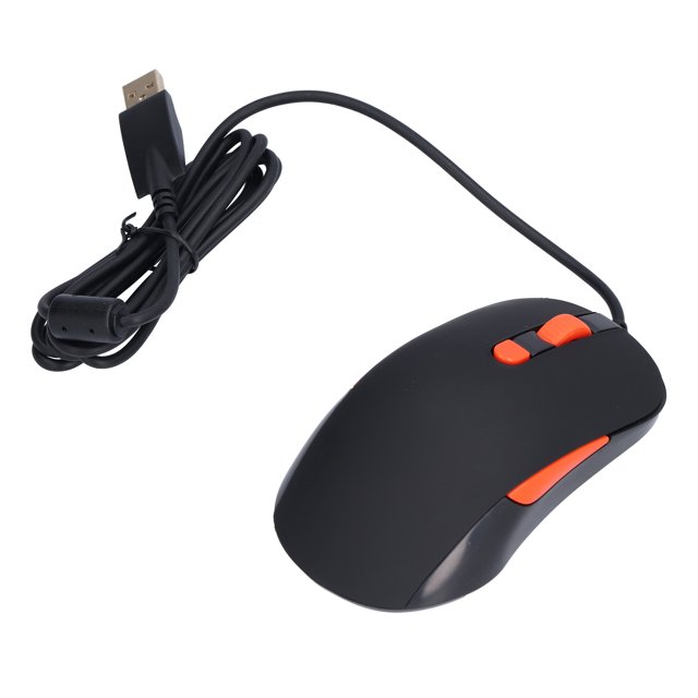 Ratón para computadora portátil DPI ajustable Ratón para juegos de larga vida útil Movimiento preciso Diseño aerodinámico ergonómico para computadora portátil para Amonsee Otros