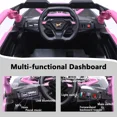 thumbnail image 4 of iYofe 24V Ride on Toys for Big Kids, 2 Seater Kids Electric Car W/Parent Remote, 4 Wheeler Suspension, Bluetooth, Music, Led Light, Kids' Electric Vehicles for Girls Boys 4-8, Pink, Battery Powered, 4 of 8