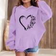 thumbnail image 2 of Abcomgle Hoodies for Girls 14-16 Cute Butterfly Heartshape Print Hooded Sweatshirts for Teen Girls Preppy Long Sleeve Girls Pullover Sweatshirt Fashion Winter Sweaters for Teens with Pocket, 2 of 4