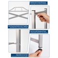 thumbnail image 5 of GARVEE 5 Gallon Water Jug Holder Stand,Double-Row Heavy-Duty 5-Tier Water Bottle Holder Storage Rack,Holds 10 Bottles,Silver, 5 of 7