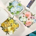 thumbnail image 6 of 20 Pcs Clamshell Take Out Containers White Square Hinged Food Containers Biodegradable Paper Pulp Single Compartment Packing Box for Lunch Picnic Sandwiches Salad Cake Fruits By Scheam, 6 of 7
