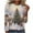 #0362-Red, variant on Uootdi Vintage Christmas Long Sleeve Gift Sweatshirts for Women Funny Cute Santa Claus Shirts Xmas Tree Printed Holiday Pullove r