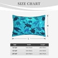thumbnail image 6 of Daiia World Turtle Day Bedding Waterproof Pillow Protector Zippered Queen – Bed Bug Proof Pillow Encasement-20"x30", 6 of 9