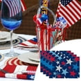 thumbnail image 2 of Dmlowu 4th of July Decorations Placemats Non Slip Table Mats Foldable Insulation Independence Day Table Placemats for Dinner Party Hotel Home Decoration, 2 of 6