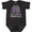 Black Leopard, variant on Cystic Fibrosis Awareness with Ribbon and Lungs Boys or Girls Baby Bodysuit