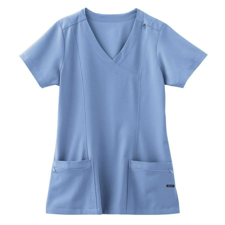 Jockey Womens Mock Wrap Scrub Top| Style 2306