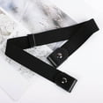 thumbnail image 5 of Buckleless Elastic Belt Universal Adjustable Buckleless Solid Color Belt For Men And Women Men Dress Belt Leather Click Click Click Leather Belt Mens Mens Jean Belt Stealth Belt Buckle Leather Work, 5 of 5
