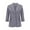 Gray, variant on Blazers for Women Women Comfortable Casual Button Pocket Turndown Collar 3/4 Sleeve Solid Color Blouse Top T-Shirt Blaze