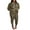 Army Green, variant on Cindysus Women Two Piece Outfit Plus Size Sweatsuit Hoodie Jogger Set Casual Jogging Long Sleeve Tracksuit Sets Red 2XL