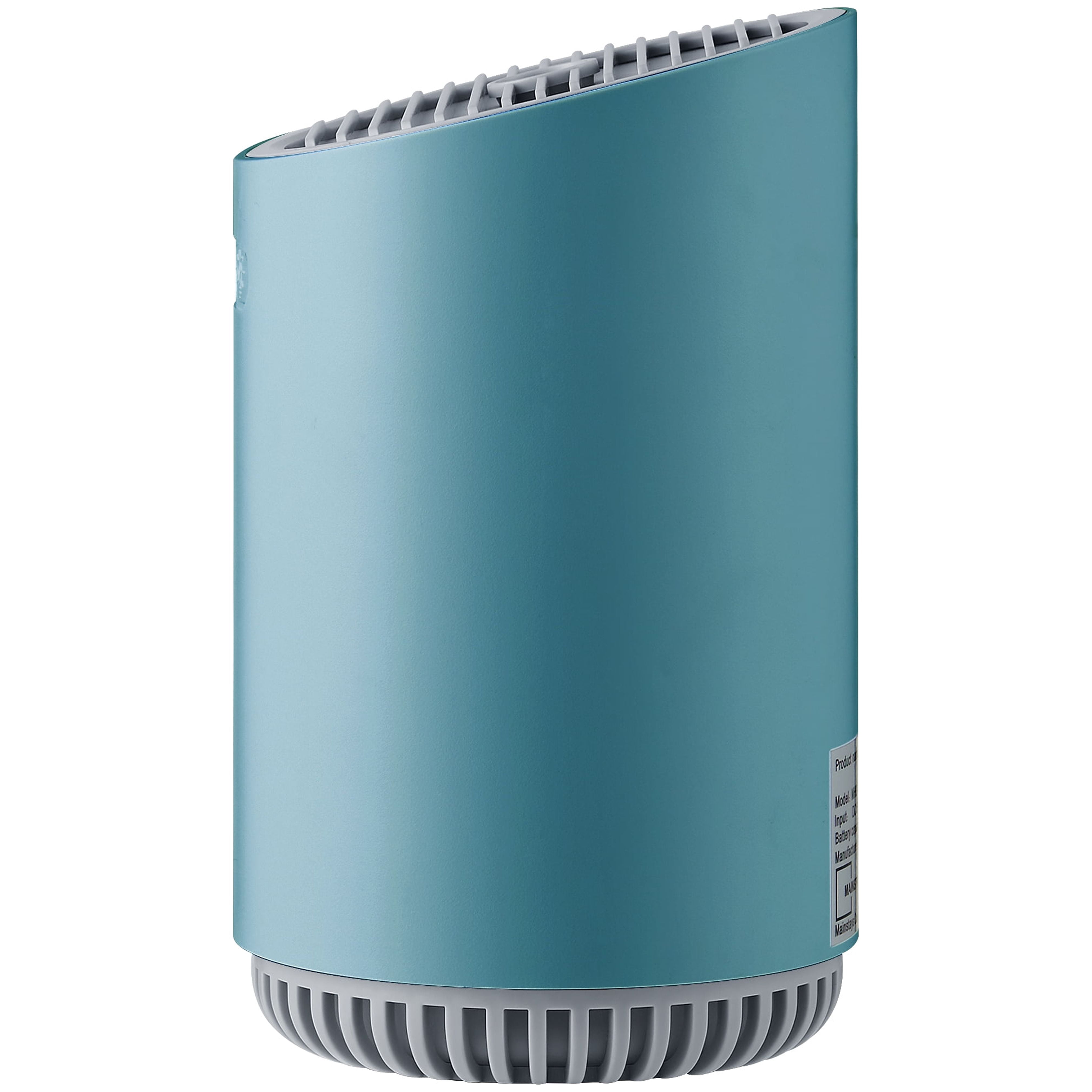 Mainstays Rechargeable Cool Mist Travel Humidifier 320 ml with 7-color LED Lights, MHD-02AQU, Aqua Haze