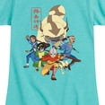 thumbnail image 3 of Avatar - The Last Airbender - Aang Group - Youth Girls Short Sleeve Graphic T-Shirt, 3 of 5