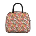 thumbnail image 2 of Insulated Lunch Bag for Women, Floral Print Oxford Fabric Lunch Box, Leakproof Thermal Cooler Tote for Work, School & Picnic, Camo, Camouflage Print, 2 of 5