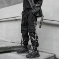 thumbnail image 2 of Pantalones Cargo de Calle para Hombre Pantalones Rectos Hip Hop Otoño Talla Grande Algodón Y2k Más Baratos Sueltos Largos Ajuste Regular Estilo Coreano, 2 of 5