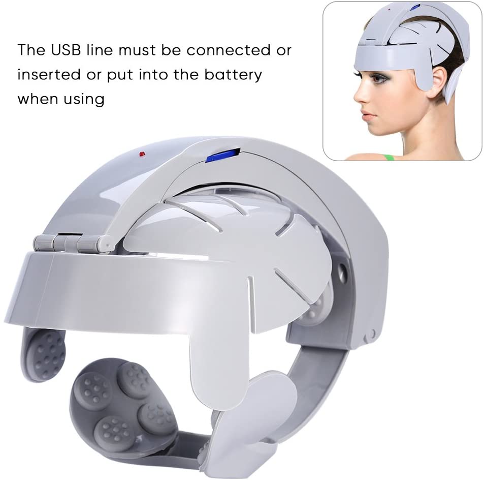 "Happyline" Electric Head Massager Brain Massage Helmet Scalp Relax