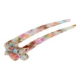 thumbnail image 4 of Unique Bargains 1 Pc Chignon Pin Bow Hair Hairpin for Women White Green, 4 of 5