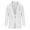 White, variant on Fesfesfes Blazer Coat for Women Pocket Coat Jacket Solid Long Sleeve Outerwear Tops