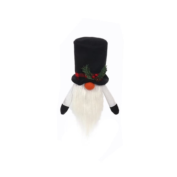 Cubierta de botella de vino Naiovety con muñeco sin rostro de felpa Navidad HA068242-02