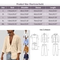 thumbnail image 3 of Cathalem Button Down Shirt Men Long Sleeve Button Down Shirts with Pocket,Brown M, 3 of 5