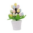 thumbnail image 3 of Huevos de Pascua artificiales Bonsai Decoración del hogar Decoraciones creativas para fiestas de Pascua Puntos coloridos, 3 of 9