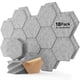thumbnail image 1 of Paneles acústicos Soundsbay Hexagon, paquete de 18 unidades, gris de alta densidad, 1 of 8