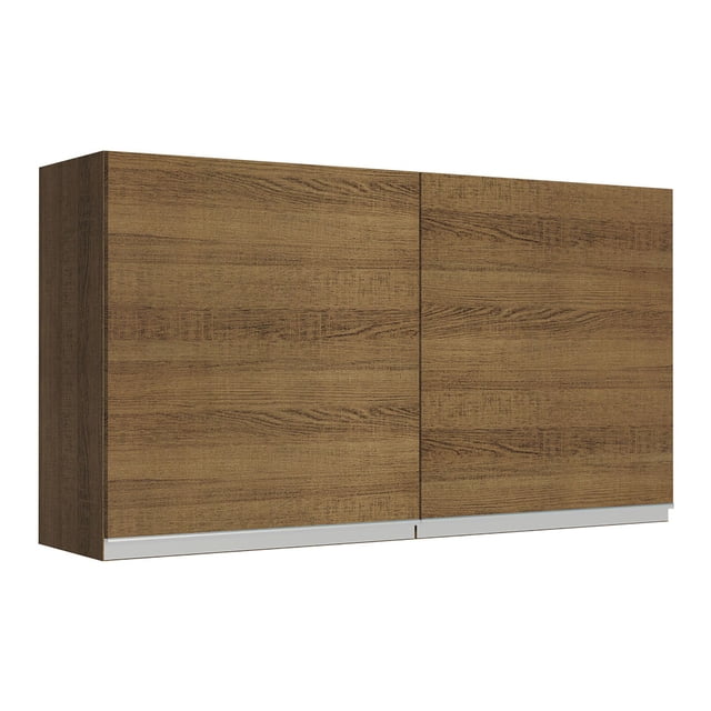 Mueble Superior de Pared Madesa Glamy 120 cm 2 Puertas Marrón