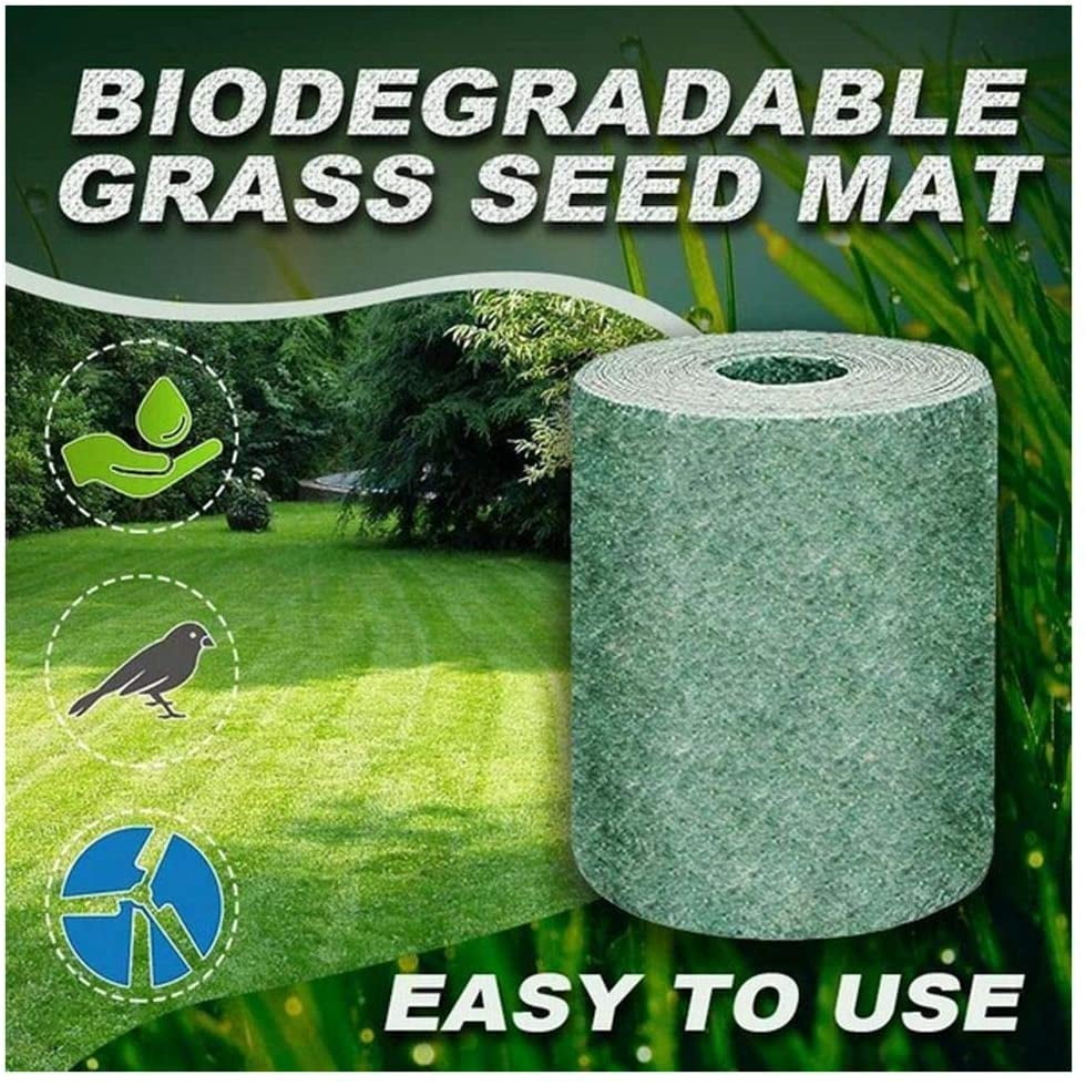 Garden Ecological Blanket, Biodegradable Grass Seed Mat, Lawn Mat Leisure Lawn Lawn Fleece
