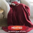 thumbnail image 4 of Sunbeam Royal Ultra Cabernet Couverture Chauffante Personnelle, Chaude et Confortable, Réglages de Chaleur Réglables, 4 of 4