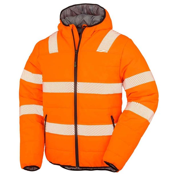 Result Genuine Recycled - Chaqueta de Ripstop Antidesgarros de Seguridad para Adultos Unisex (Naranja Fluorescente) Result Genuine Recycled UTPC4305_fluorescentorange