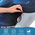 thumbnail image 7 of Basketball with Blue Light Half Window Tier Curtains 36 Inch Blackout Thermal Insulating Kitchen Linen Tier Curtains for Kitchen, Bathroom, Cafe Home Decor, 7 of 7