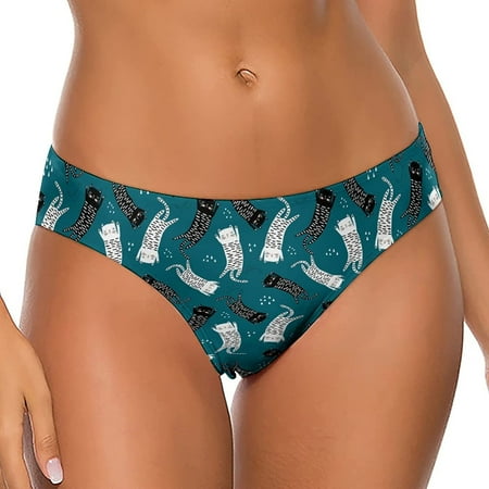 

Different Funny Cats Women s Thongs Sexy T Back G-Strings Panties Underwear Panty