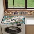 thumbnail image 4 of ZIATUBLES Washer and Dryer Top Dust Cover Mat Stain Heat Resistant Countertop Pad for Laundry Room Kitchen Multipurpose Home Decor Accessories, 24 x 19.7 Inch, Boho Mandala Flower Butterfly, 4 of 7