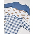 thumbnail image 4 of Hudson Baby Infant Boy Cotton Coveralls 3pk, Little Bear, 0-3 Months, 4 of 4