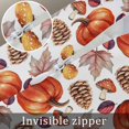 thumbnail image 7 of Fall Pumpkin Throw Pillow Cover 24 x 36 Inch Decorative Pillow Cover Thanksgiving Orange Maple Leaves Country Lumbar Pillowcase Seasonal Rectangle Cushion Case for Couch Sofa Bed Living Room, 7 of 7