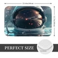 thumbnail image 2 of Yiaed Astronaut Helmet Reflections Print Flannel Doormat Mat Outdoor Indoor Door Mats,Welcome Matt Outdoor Front Door Mat Doormat Outdoor Mat Outdoor Mat,16"x24", 2 of 7
