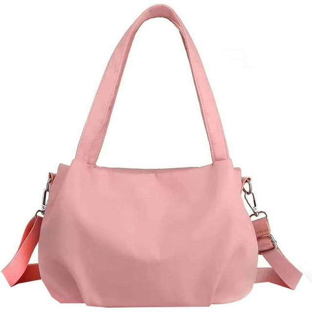 LHSHID Nylon Hobo Bag for Women Shoulder Crossbody Bag Large Totes Lightweight Handbag Purse Top Handle Bag