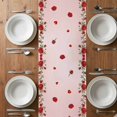 thumbnail image 6 of Valentine's Day Table Runner - 72 Inch Long, Kitchen Dining Table Runner Dresser Scarves, Red Roses Love Heart Gnomes Truck Pink Farmhouse Decor for Coffee Tables Wedding Party Banquet, 6 of 8