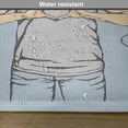 thumbnail image 6 of Ambesonne Valentine Place Mats Set of 4, Dog Hearts Romantic, Standard Size, Sand Brown Slate Blue, 6 of 6