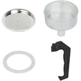 thumbnail image 1 of 1Set Espresso Coffee Moka Pot Replacement Parts, Handle,Gasket Seal,Funnel,Filter, Mocha Pot Accessories Set(6 Cup), 1 of 1
