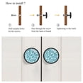 thumbnail image 4 of 4 Pcs Blue Trippy Knobs for Kitchen Cabinet Cupboard Dresser Bookcase Drawer Pulls Handles Round Home Decor, 4 of 5