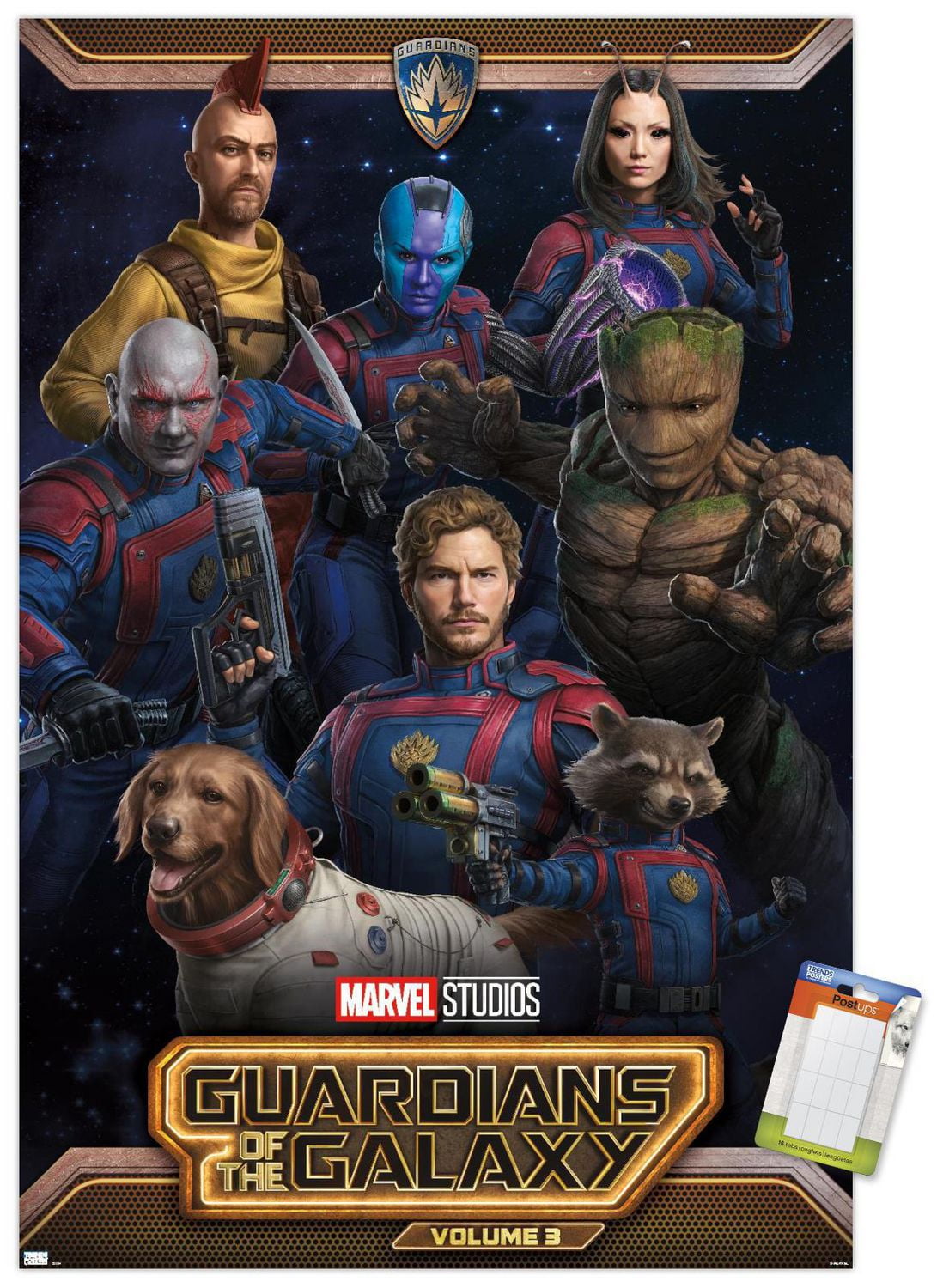 Marvel Guardians of the Galaxy Vol 3 - Group Wall Poster