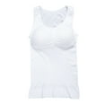 thumbnail image 6 of Women Shaper with Pads Shapewear Tank Top Tummy Control Slimming Compression Undershirt, 6 of 8
