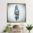 thumbnail image 4 of Silver Poster, Abstract Canvas, Modern Canvas Art, 3d Effect Portrait, 3d Art Canvas, 3d Effect Metallic Poster, Trendy Art Canvas, Canvas Wall Decor - Gallery Wrapped, 4 of 5